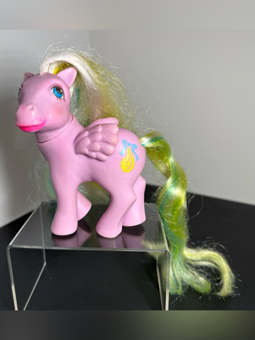 Vintage G1 My Little Pony Curly Locks Brush 'n Grow Pegasus 1984 Hasbro